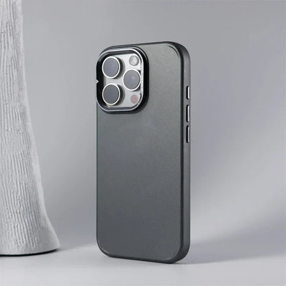 Metal Lens Protection Kickstand Case- iPhone