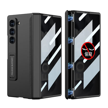 Full Protection Kickstand Case With Privacy Screen For Samsung Galaxy Z Fold 6