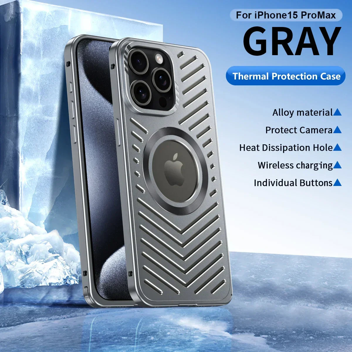 Alloy Heat Dissipation Case for iPhone Series