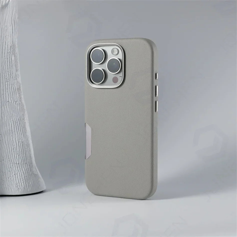 Classic Leather Magnet Shield- iPhone 16 Series