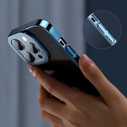 iPhone 13 Series Electroplating Silicone Transparent Glitter Case