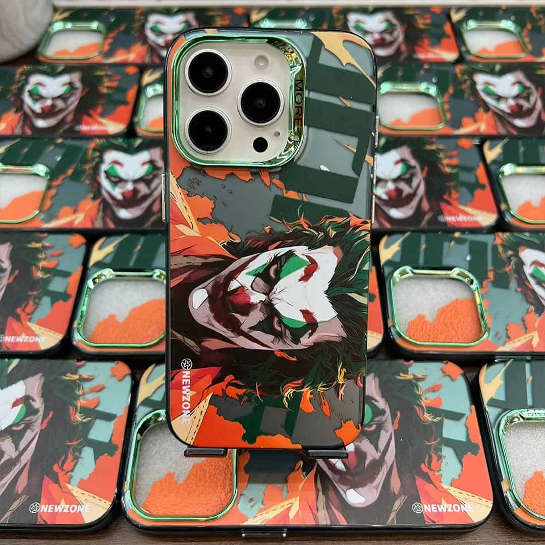 Graphic Joker Pattern Case for iPhone Series