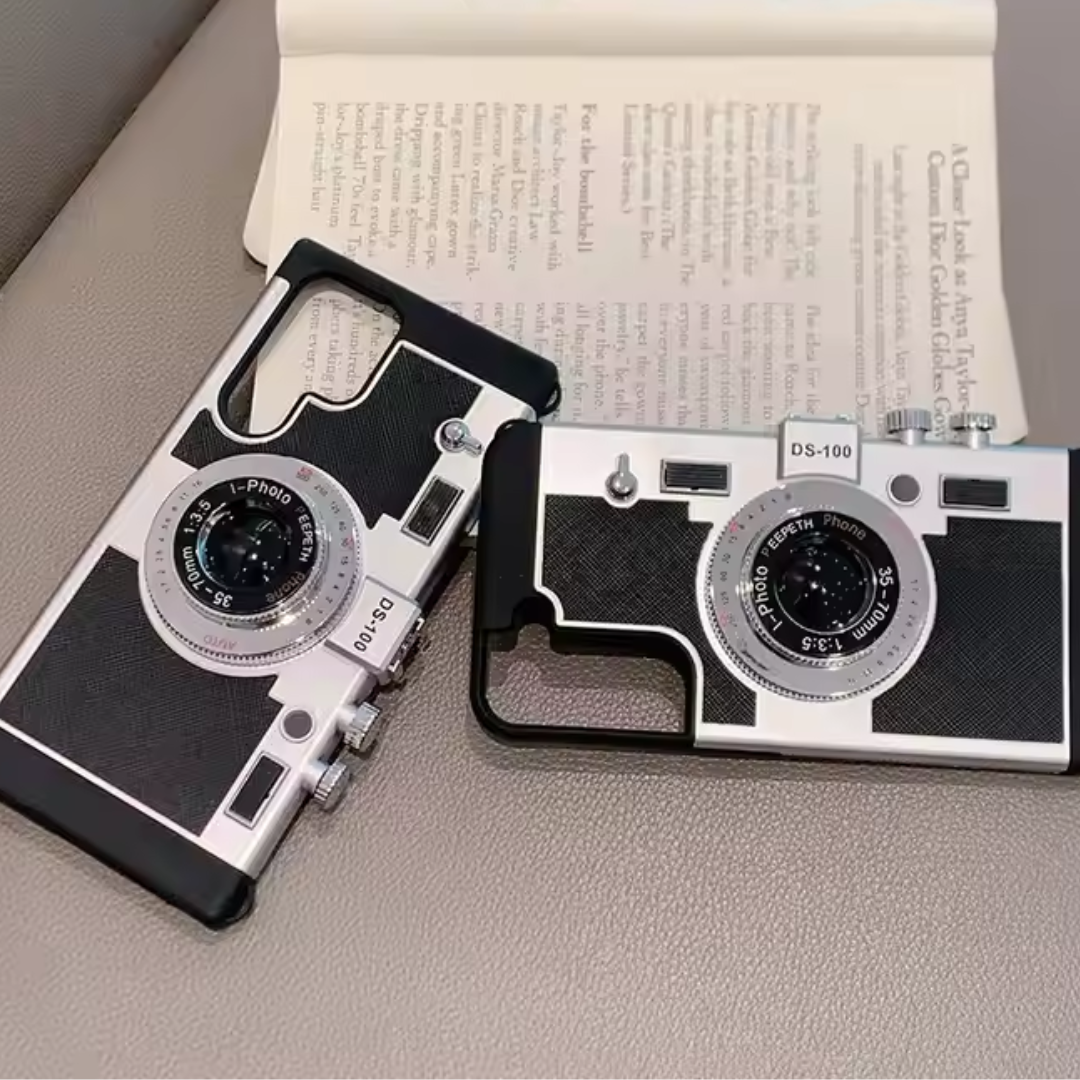 3D Retro Vintage Camera Case for Samsung Series