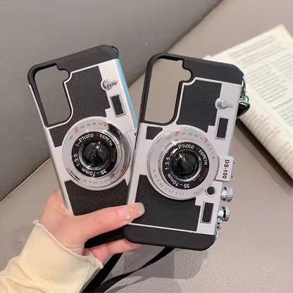 3D Retro Vintage Camera Case for Samsung Series
