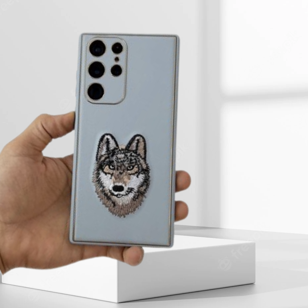 Galaxy S22 Ultra Premium Embroidered  Case