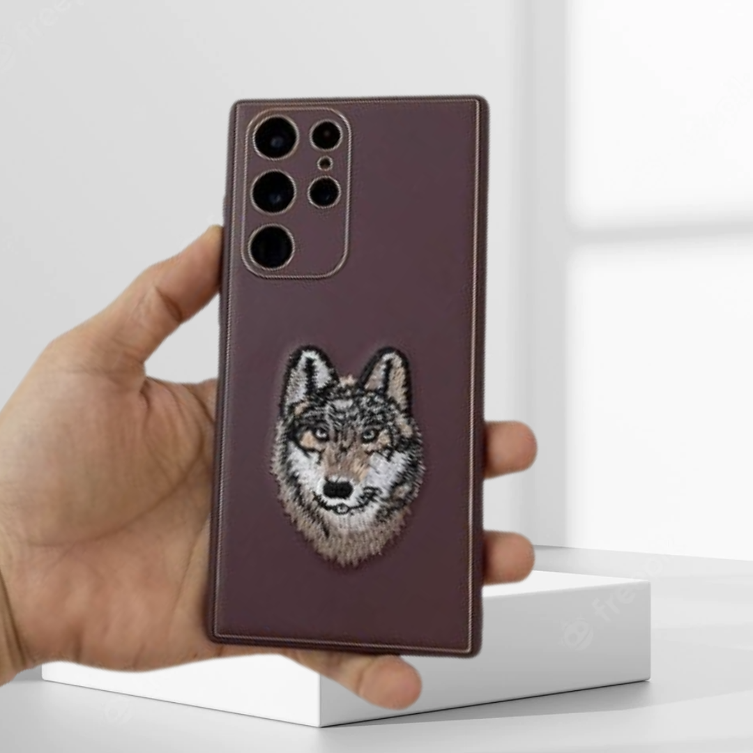 Galaxy S22 Ultra Premium Embroidered  Case