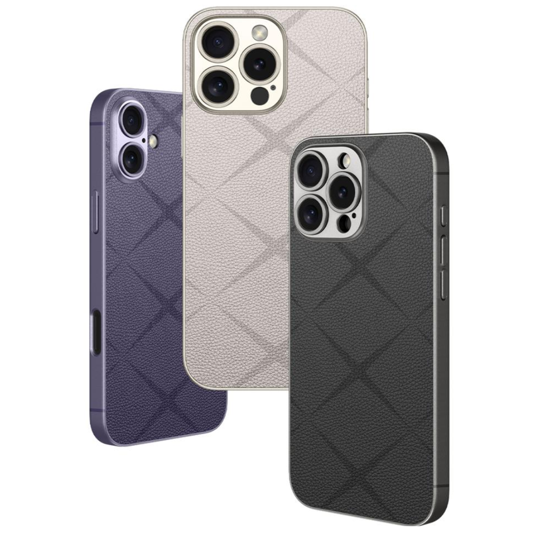 Business Texture Pattern Leather Case- iPhone