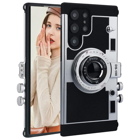 3D Retro Vintage Camera Case for Samsung Series