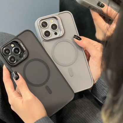 Elegant Metal Bracket Kickstand Case - iPhone 16 Series