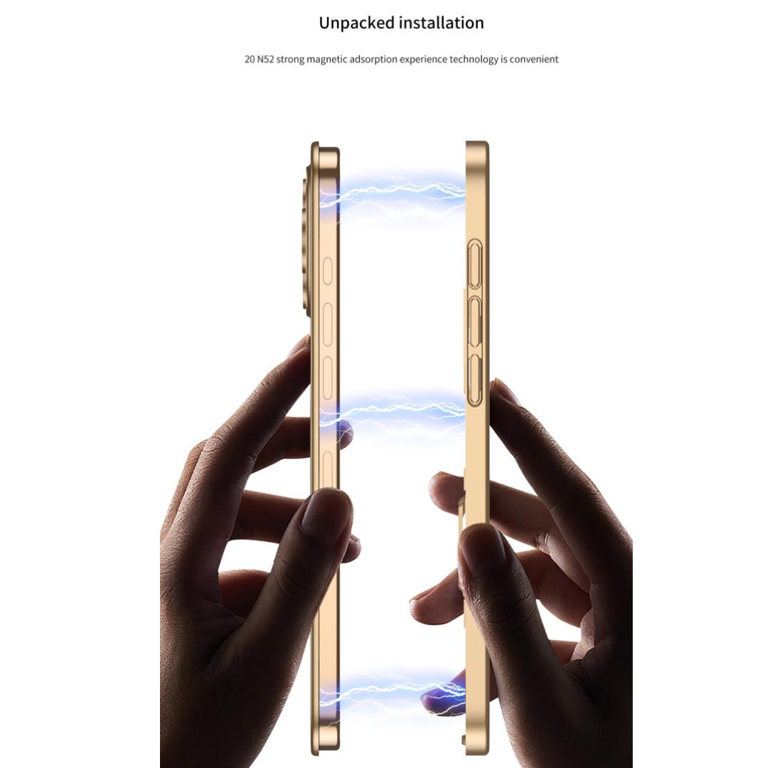 Matte Magsafe Case With Titanium Frame - iPhone