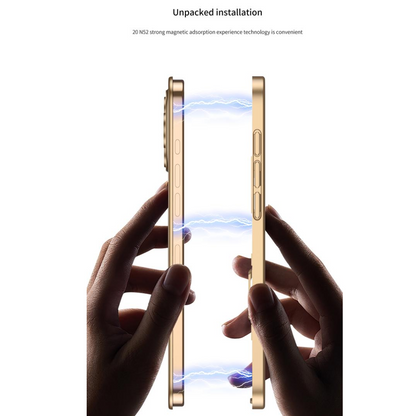 Matte Magsafe Case With Titanium Frame - iPhone