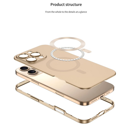 Matte Magsafe Case With Titanium Frame - iPhone