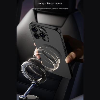 Matte Magsafe Case With Titanium Frame - iPhone