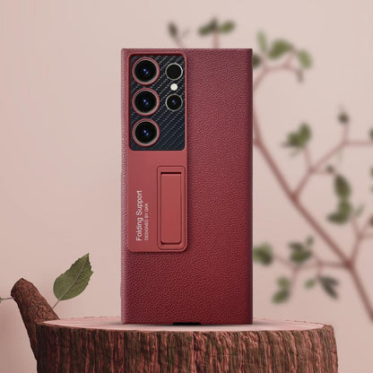 Galaxy S Series  Protective Standing Leather Cover With S Pen Slot