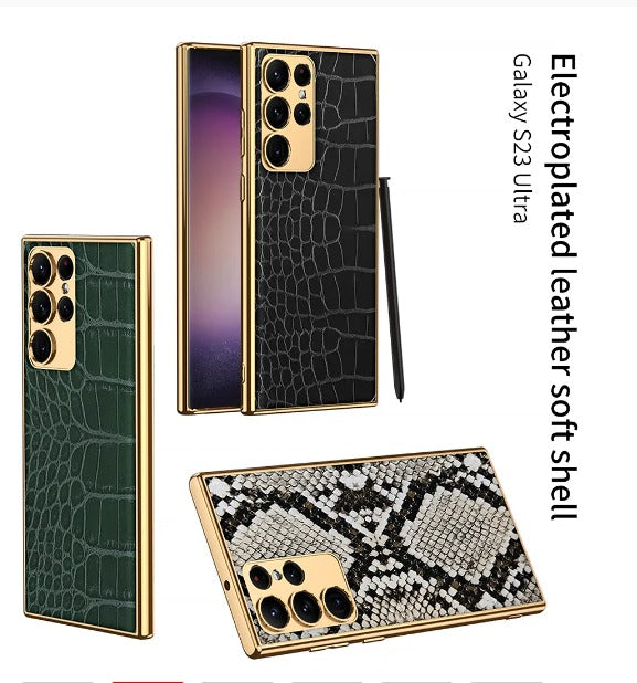 Luxury Leather Case For Samsung Galaxy S23 Series