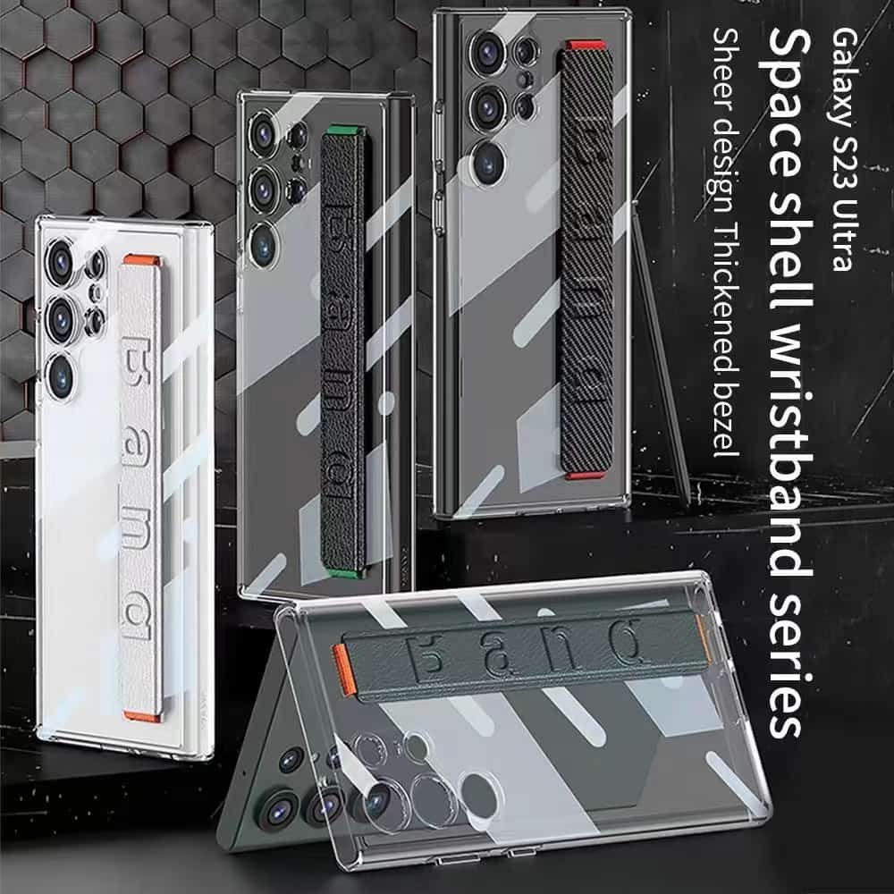 Elastic Wristband Holder Case For Galaxy S23 Ultra