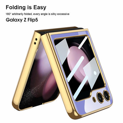 Samsung Galaxy Z Flip 5 Deer Pattern With Front Glass Case