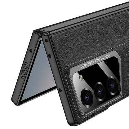 Full Protection Leather Case & Screen Glass For Galaxy Z Fold 6