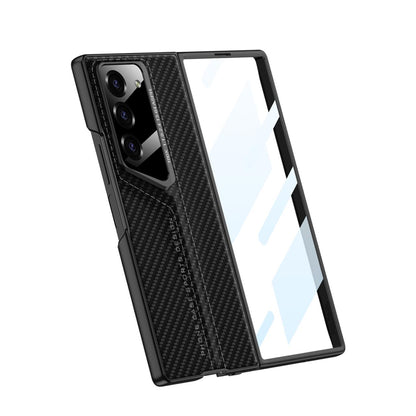 Full Protection Leather Case & Screen Glass For Galaxy Z Fold 6