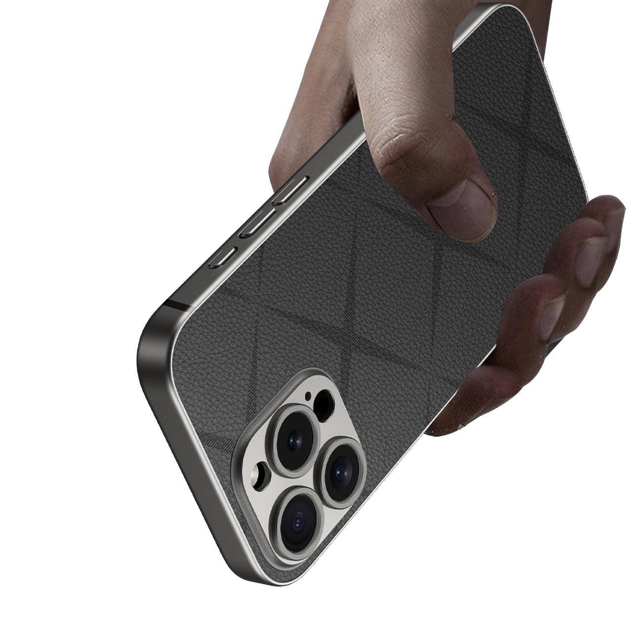 Business Texture Pattern Leather Case- iPhone