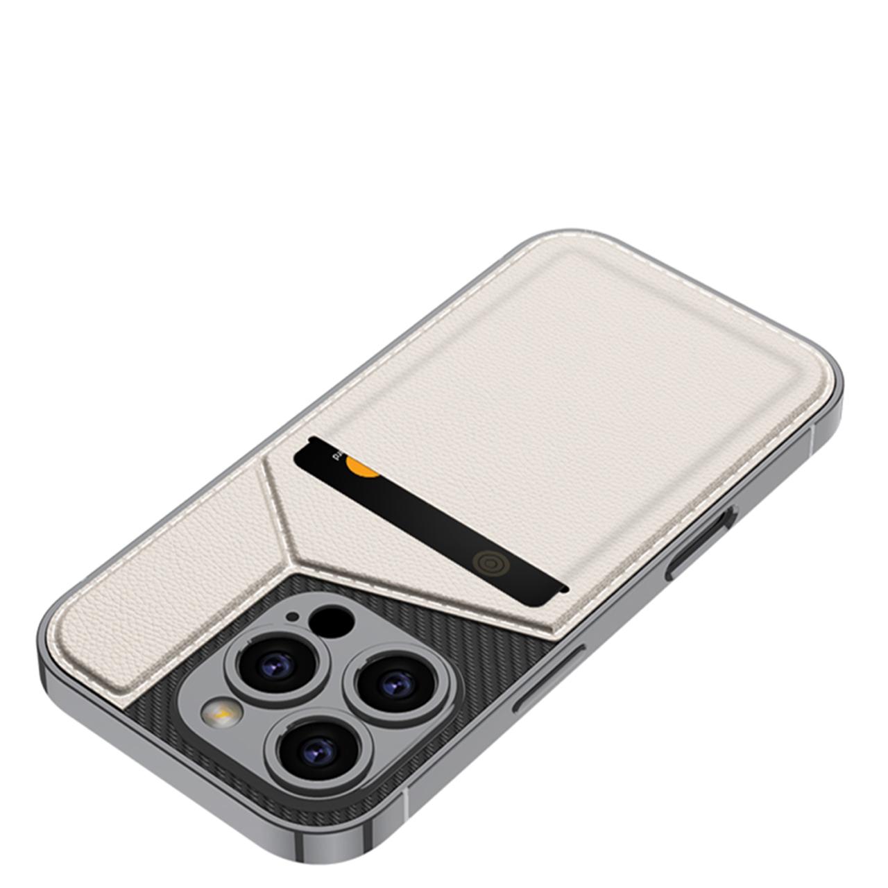 Ultra Thin Leather Card Holder and Magnetic Bracket With Kickstand Case- iPhone