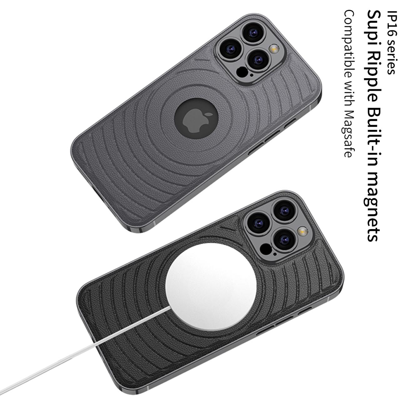 Supi Ripple Built-in Magnets Back Case- iPhone