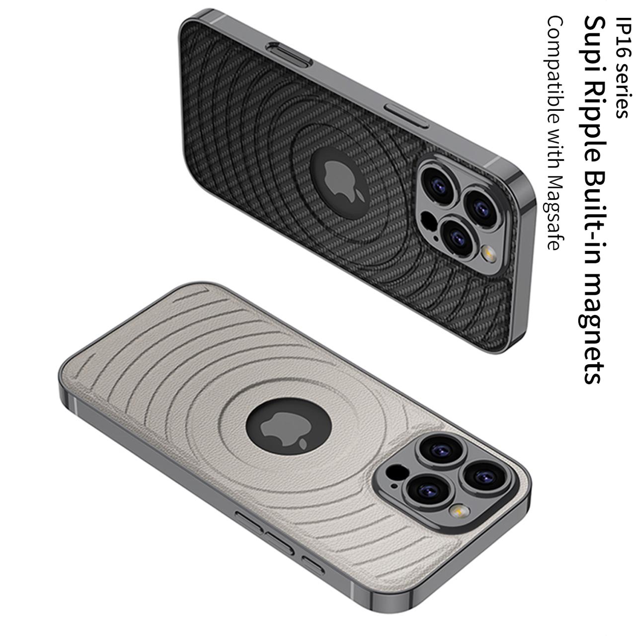 Supi Ripple Built-in Magnets Back Case- iPhone