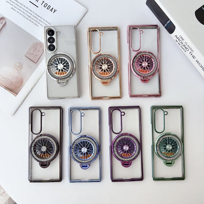 Electroplated Rotating Magnetic Case- Galaxy Z Fold 6