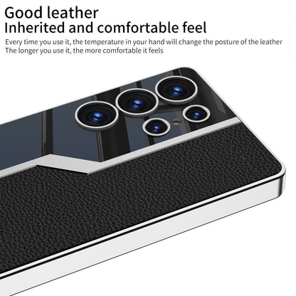 Electroplated Leather Classic Pro Case For Galaxy S25 Ultra