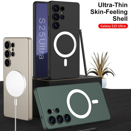 Shockproof Magsafe Matte Soft Silicon Case- Samsung