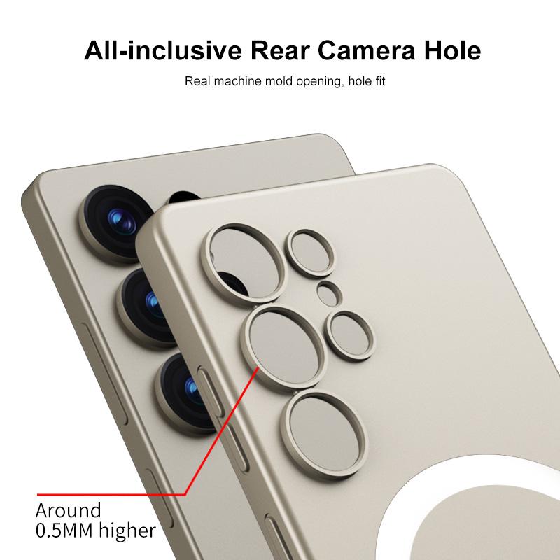 Shockproof Magsafe Matte Soft Silicon Case- Samsung