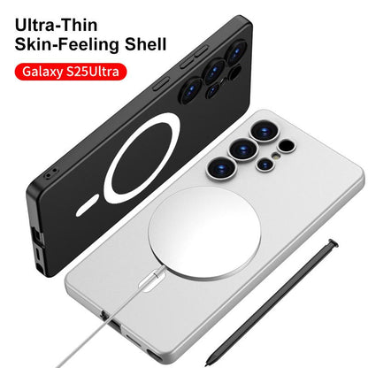 Shockproof Magsafe Matte Soft Silicon Case- Samsung