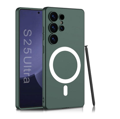 Shockproof Magsafe Matte Soft Silicon Case- Samsung