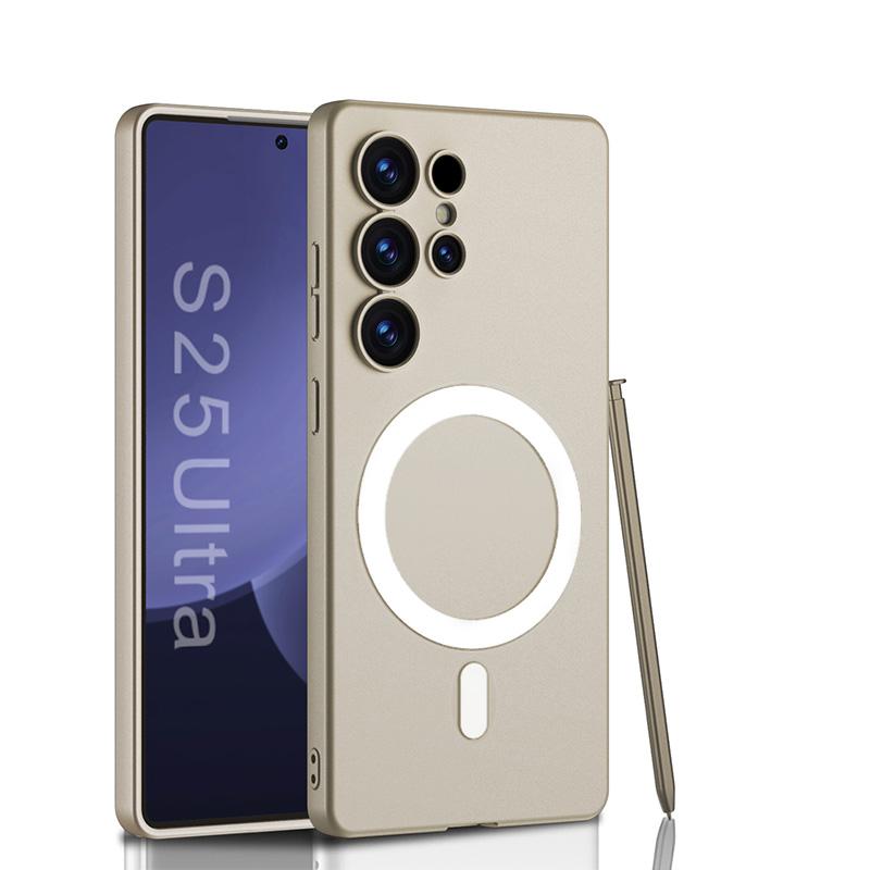 Shockproof Magsafe Matte Soft Silicon Case- Samsung