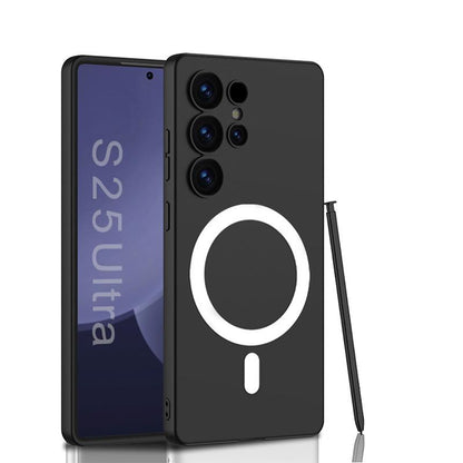 Shockproof Magsafe Matte Soft Silicon Case- Samsung