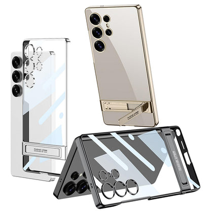 Ultra Clear Hybrid Transparent Side Stand Case- Samsung