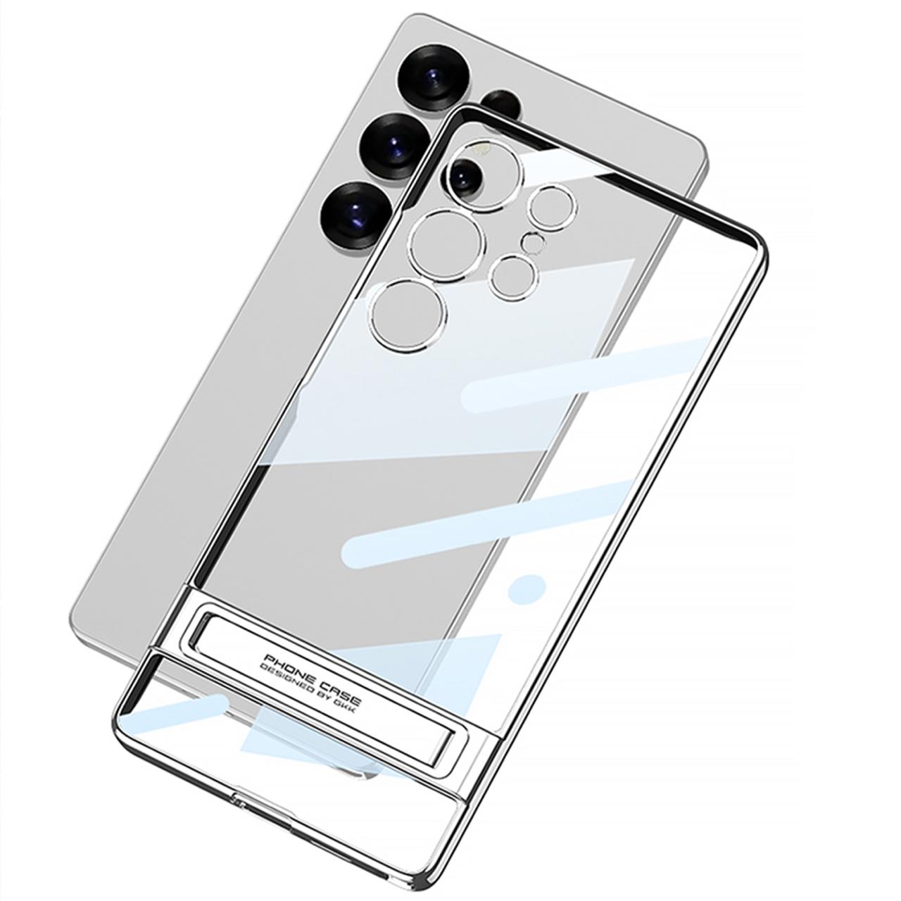 Ultra Clear Hybrid Transparent Side Stand Case- Samsung