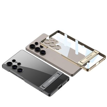 Ultra Clear Hybrid Transparent Side Stand Case- Samsung