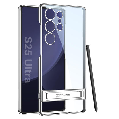 Ultra Clear Hybrid Transparent Side Stand Case- Samsung