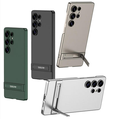 Shockproof Ultra Matte Stand Case For Galaxy S25 Ultra