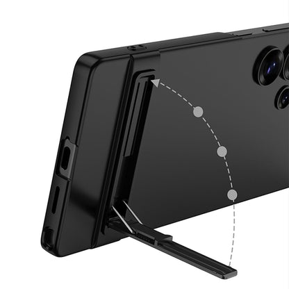 Shockproof Ultra Matte Stand Case For Galaxy S25 Ultra