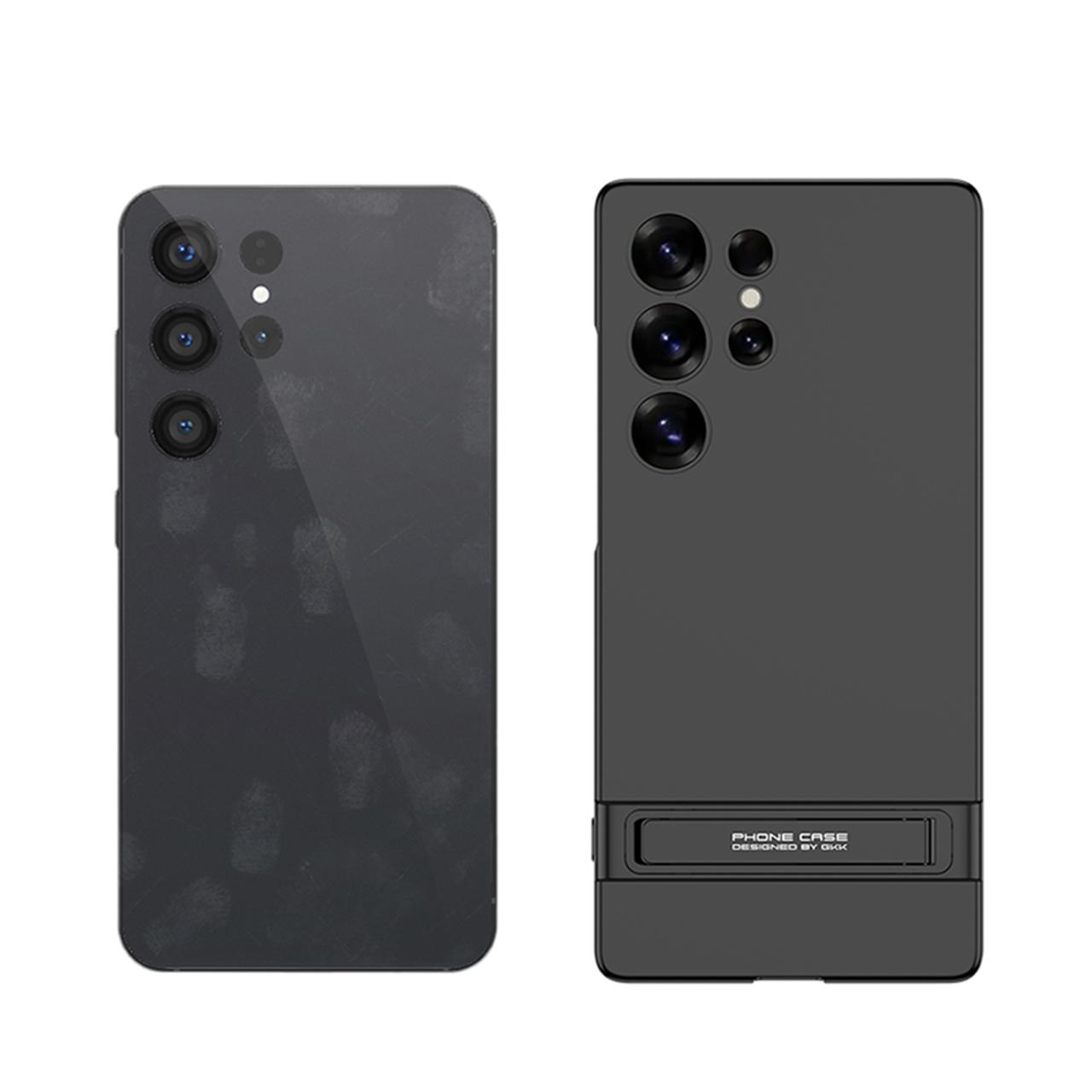 Shockproof Ultra Matte Stand Case For Galaxy S25 Ultra