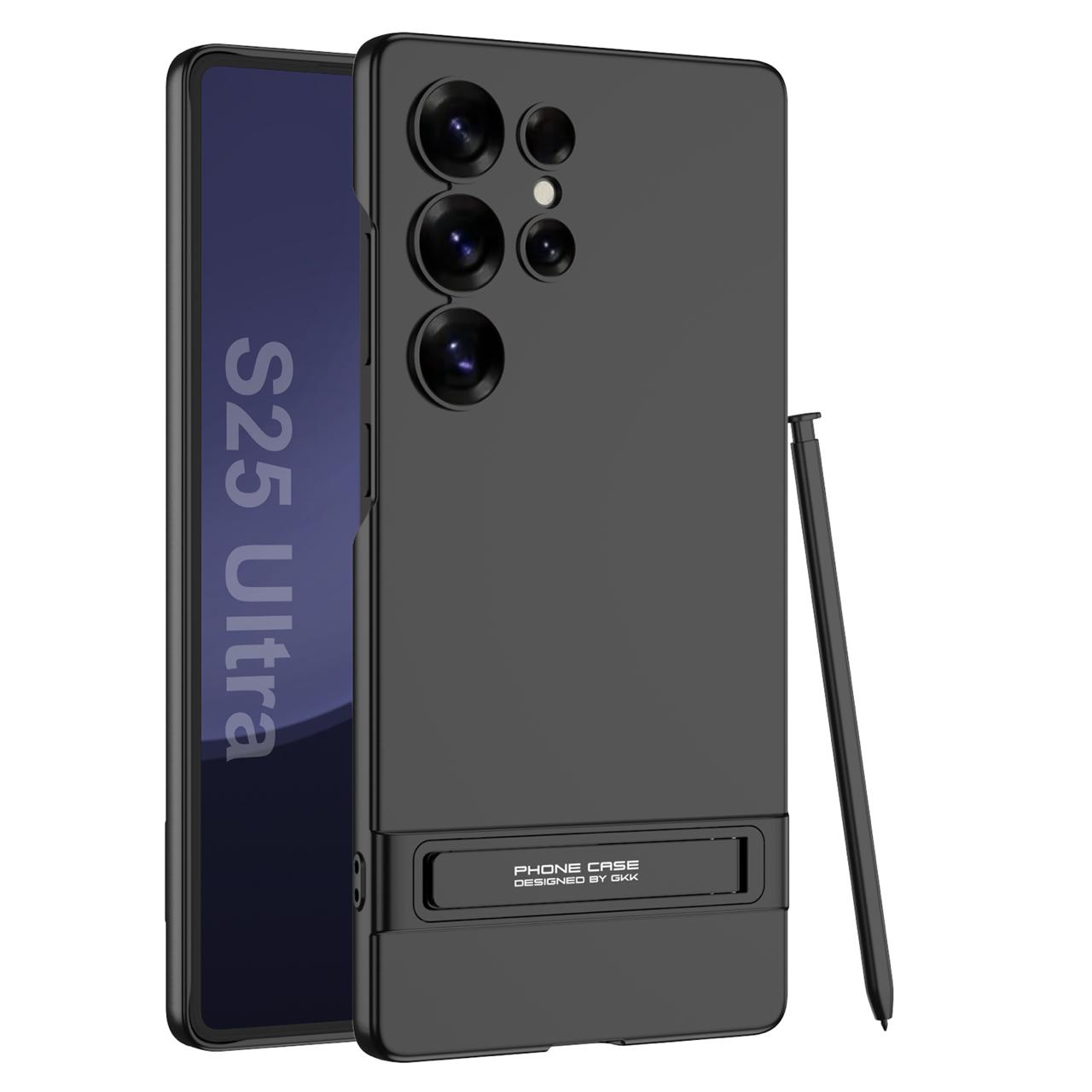 Shockproof Ultra Matte Stand Case For Galaxy S25 Ultra