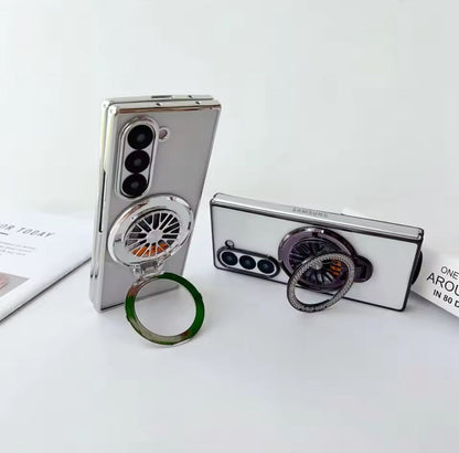 Electroplated Rotating Magnetic Case- Galaxy Z Fold 6