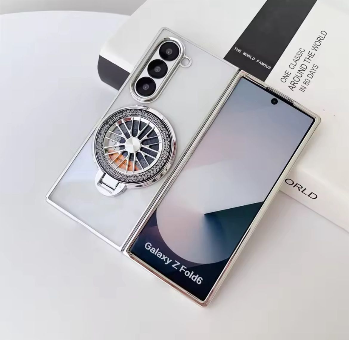 Electroplated Rotating Magnetic Case- Galaxy Z Fold 6