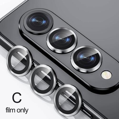 Metal Camera Protector For Samsung Galaxy Z Fold 4 Lens Ring Glass Protector.