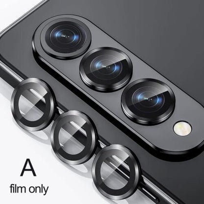 Metal Camera Protector For Samsung Galaxy Z Fold 4 Lens Ring Glass Protector.