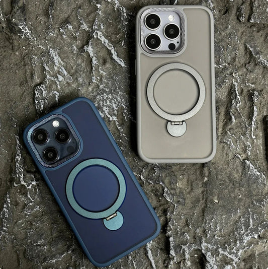 Magnetic Magsafe Supreme Shield Kickstand Case- iPhone 16 Series