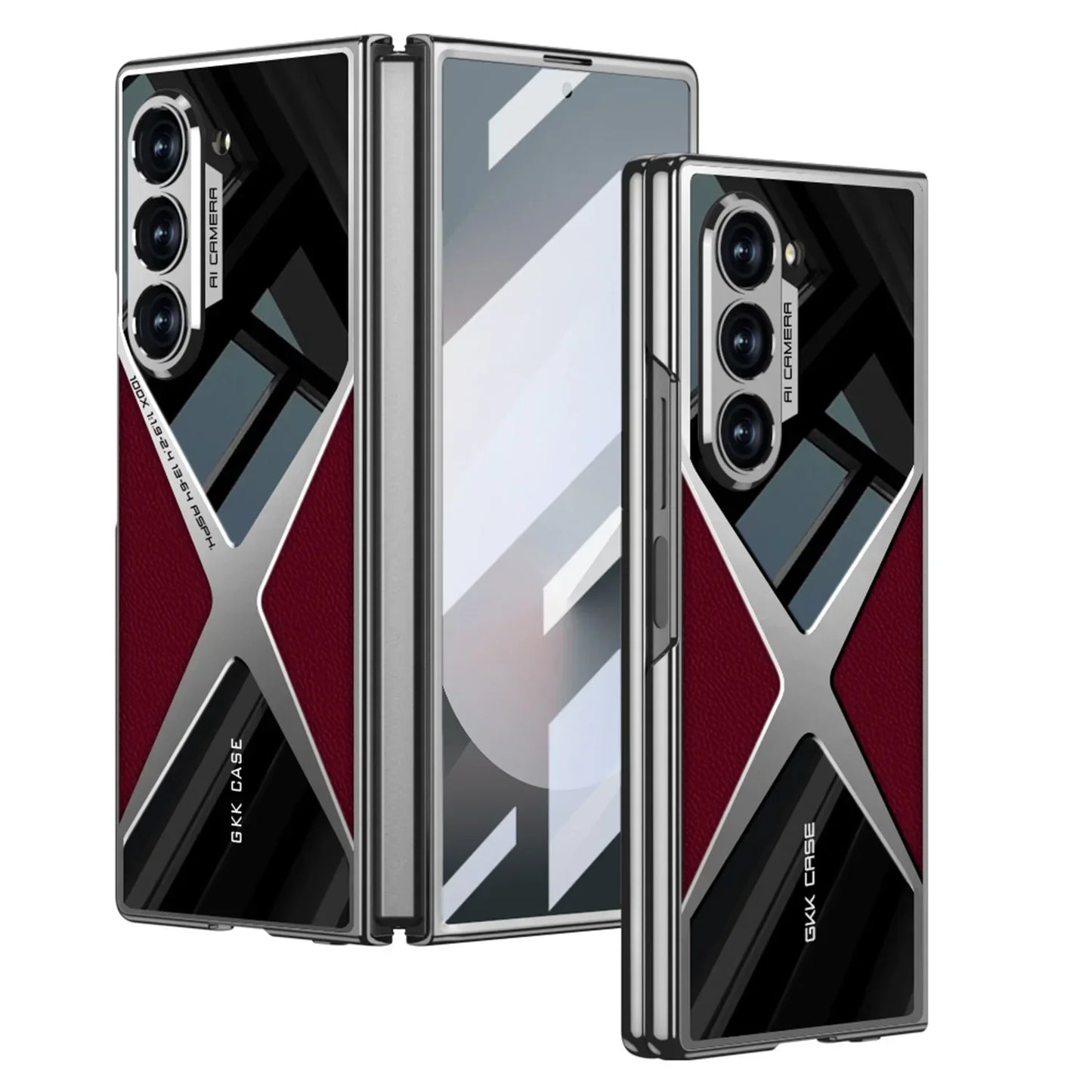 Luxury Business Case With Camera Protection For Galaxy Z Fold 6