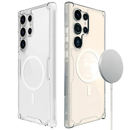 Shockproof Magnetic MagSafe Transparent Case For Galaxy S25 Ultra
